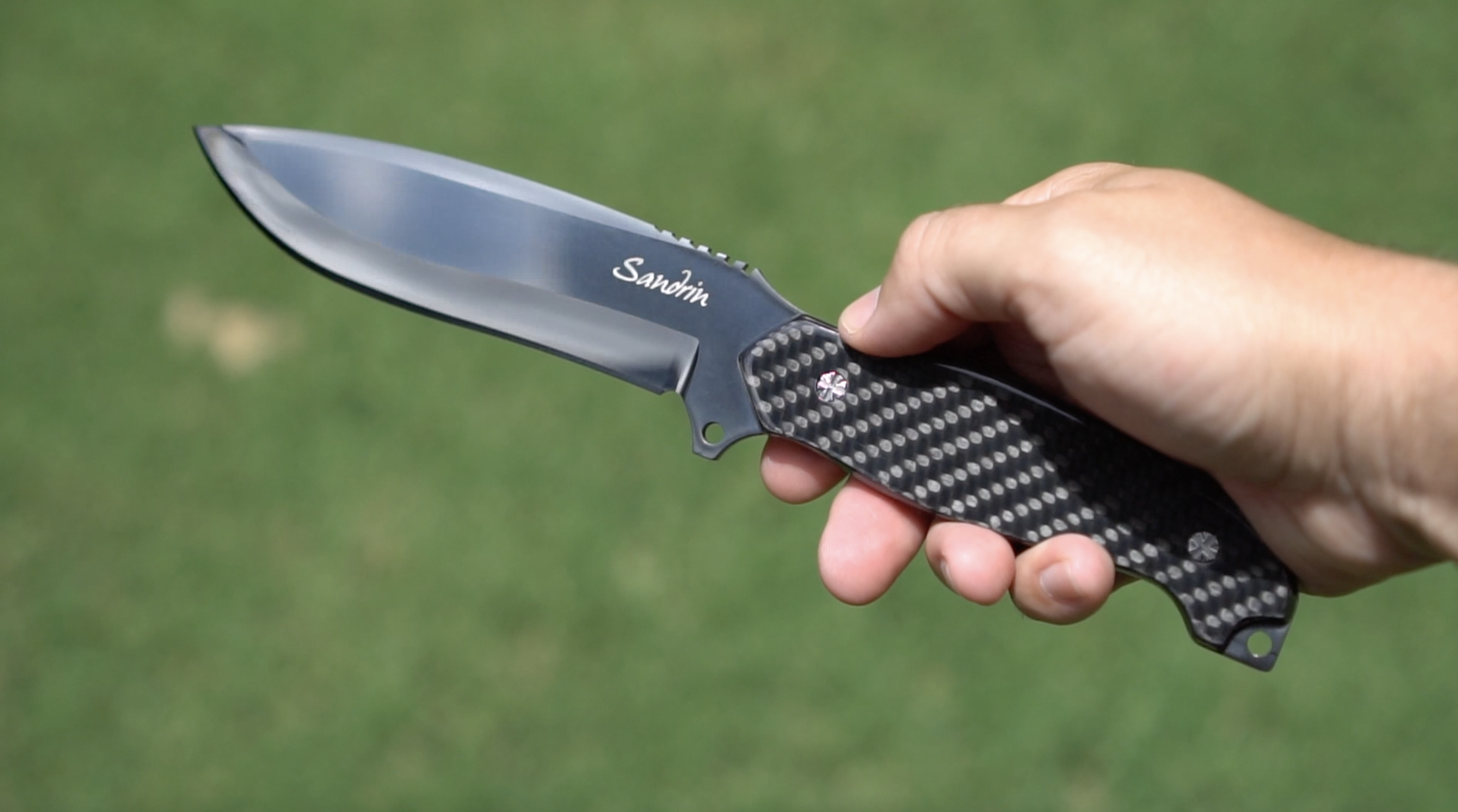 Tungsten Carbide EDC Knives : Sandrin Knives Monza knife