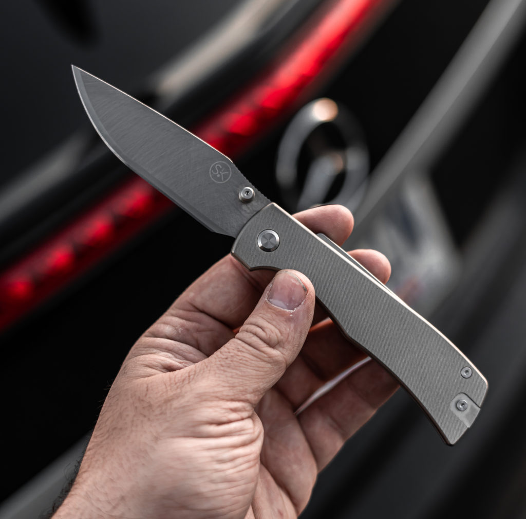 Tungsten Carbide EDC Knives : Sandrin Knives Monza knife